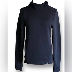 NOBULL Blue Sweatshirt with Ribbed Texture